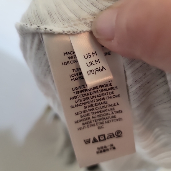 Free People Turn It Up Tank Top Medium Casual Swing Top Tie Back Subtle Stripe - Picture 7 of 8